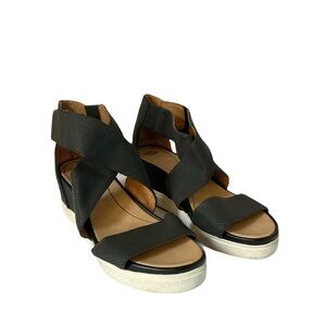 Dr. Scholl’s Black Perforated Sandals - Stylish & Comfortable